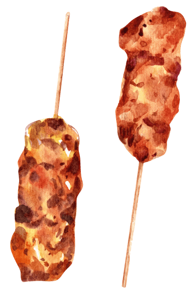 Satay-Drawing